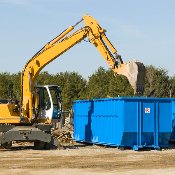 can i choose the location where the residential dumpster will be placed in Meeker CO